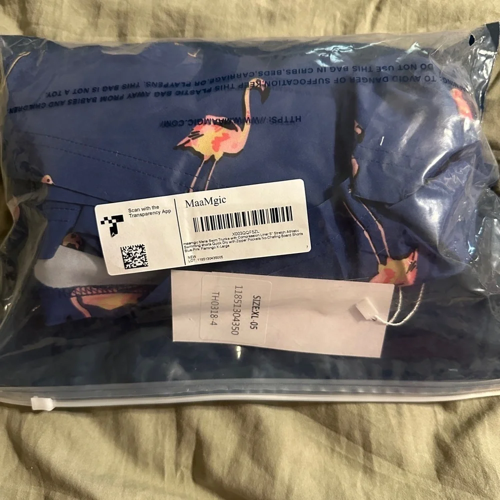 NWT/NIP - maamgic men’s swim shorts.